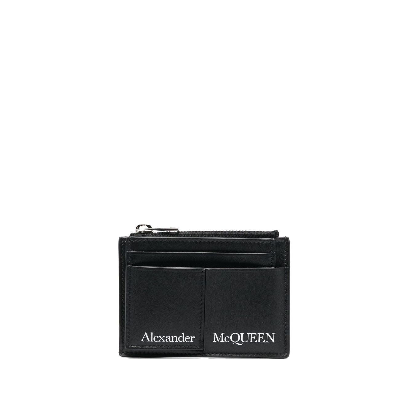 Alexander McQueen logo print cardholder Small Leather Goods