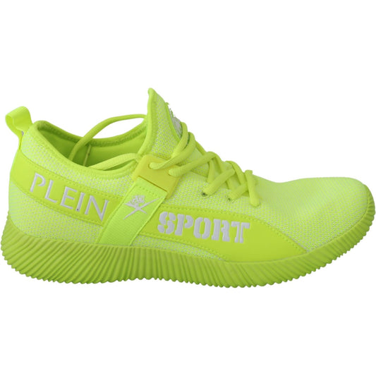 Philipp Plein Green CARTER Logo Hi-Top Sneakers Shoes MAN SNEAKERS