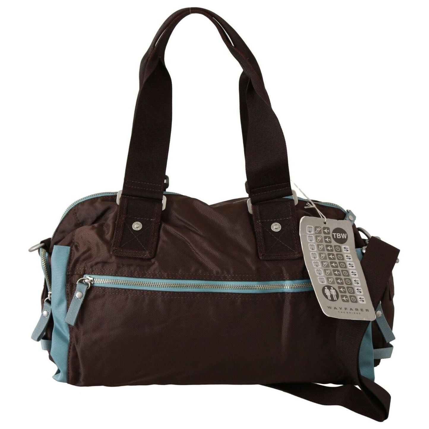 WAYFARER Brown Handbag Duffel Travel Purse VAS9186