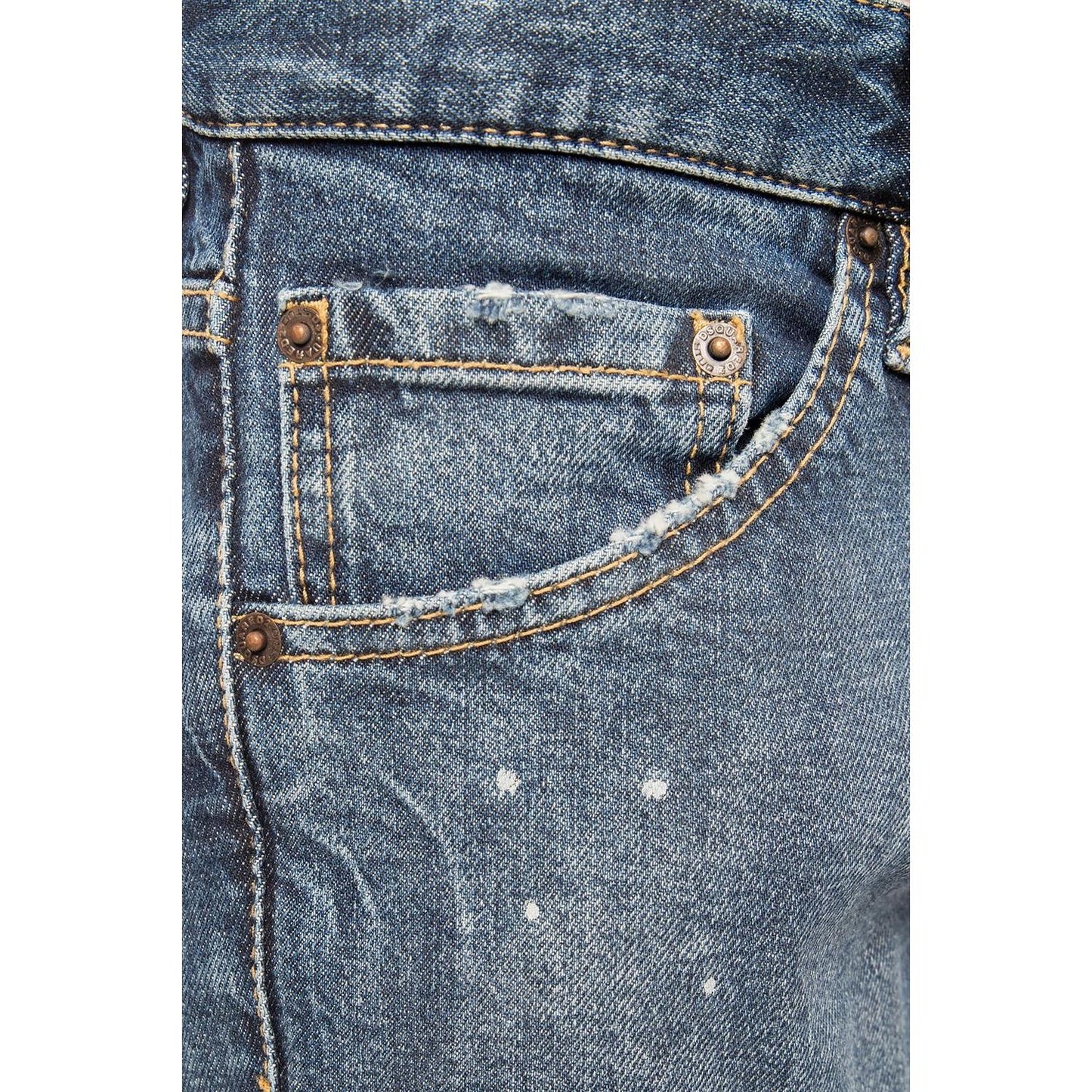 Dsquared² Navy Distressed 'Cool Guy Jean' Denim Pants DS-4218-IT52 | XL
