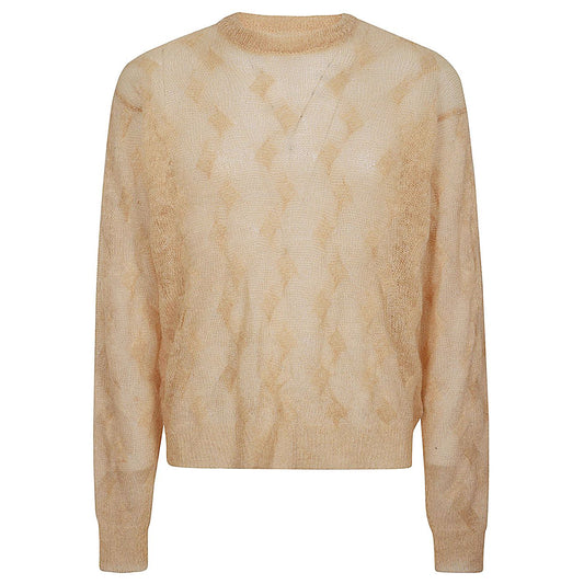 Stussy Sweaters Beige Topwear