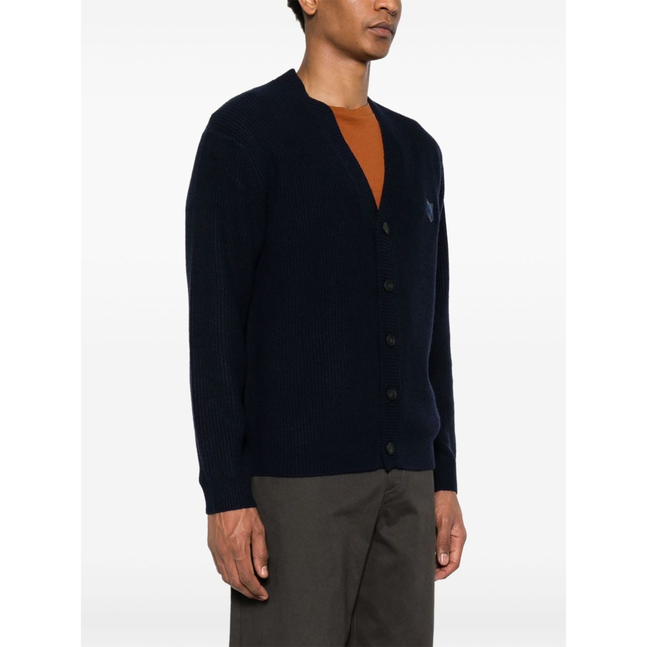 Maison Kitsuné MAISON KITSUNE' Sweaters Blue Topwear