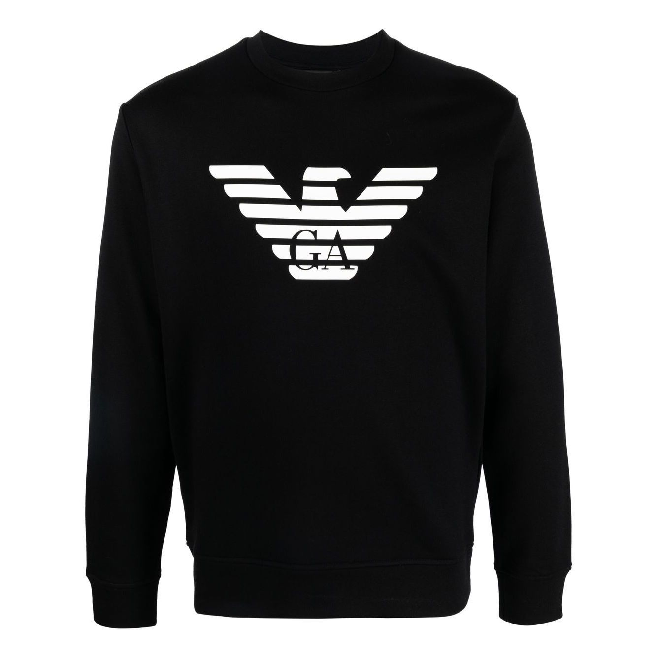 Emporio Armani Modal-blend sweatshirt with logo print Topwear