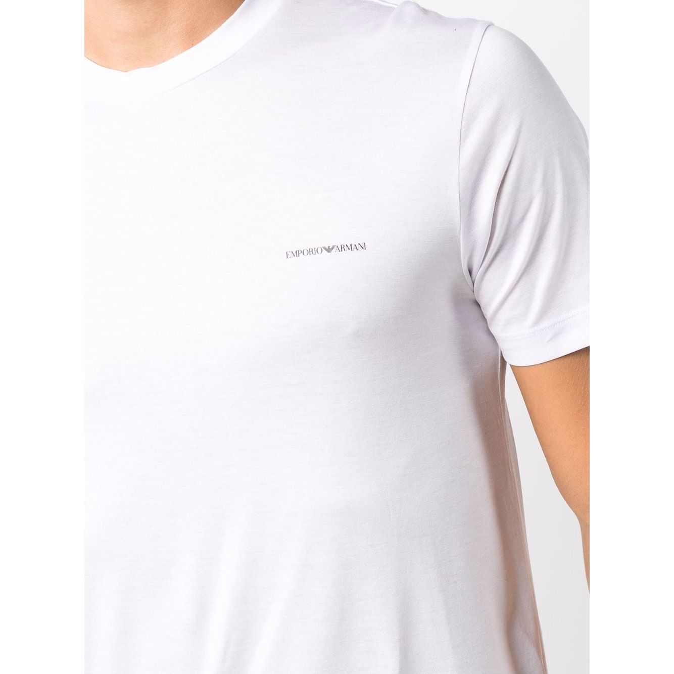 Emporio Armani Crewneck T-shirt with logo Topwear