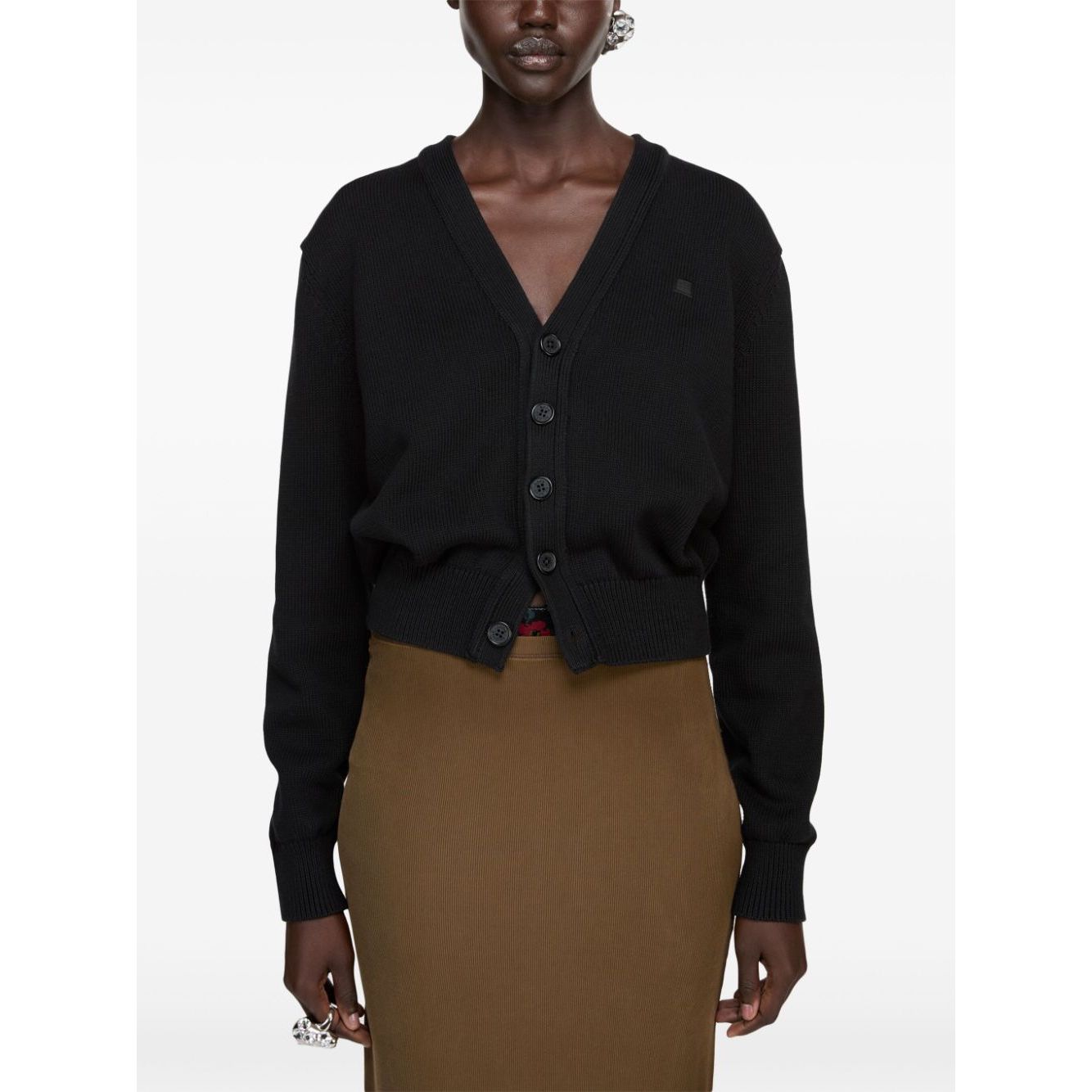 Acne cardigan with appliqué Topwear