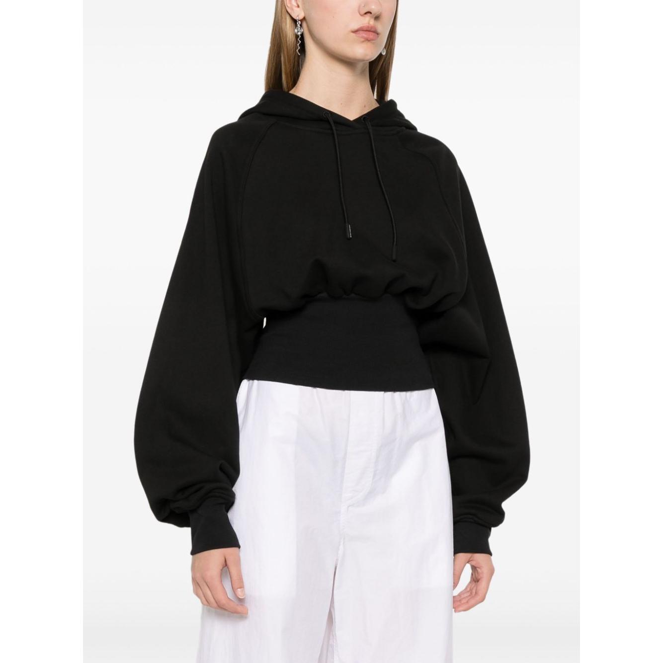 Adidas By Stella McCartney crop hoodie JG1543BLACK-P25