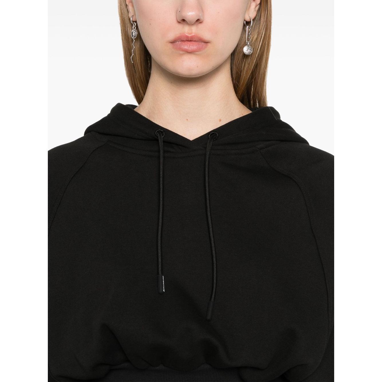 Adidas By Stella McCartney crop hoodie JG1543BLACK-P25