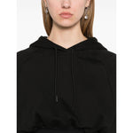 Adidas By Stella McCartney crop hoodie JG1543BLACK-P25