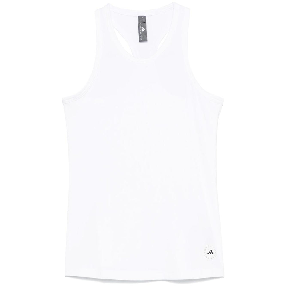 Adidas By Stella McCartney Ribbed tank top JJ2566WHITE/BLACK-P25