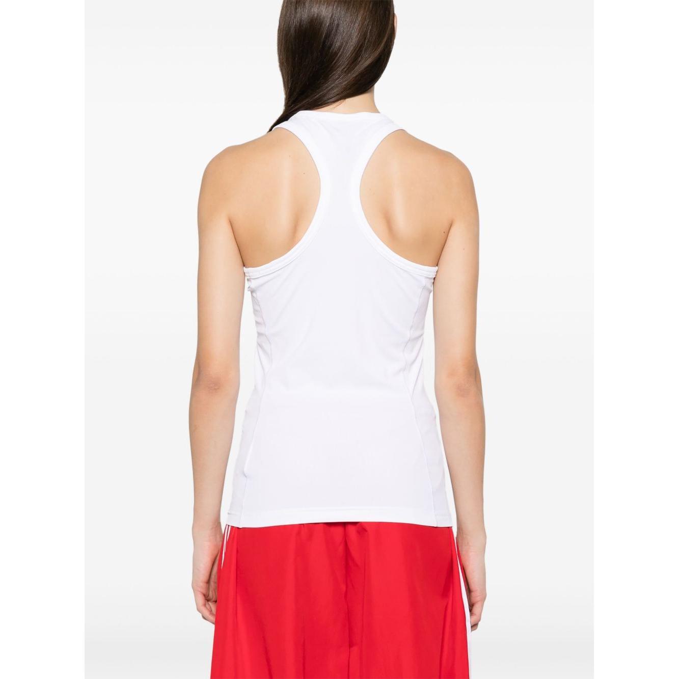 Adidas By Stella McCartney Ribbed tank top JJ2566WHITE/BLACK-P25