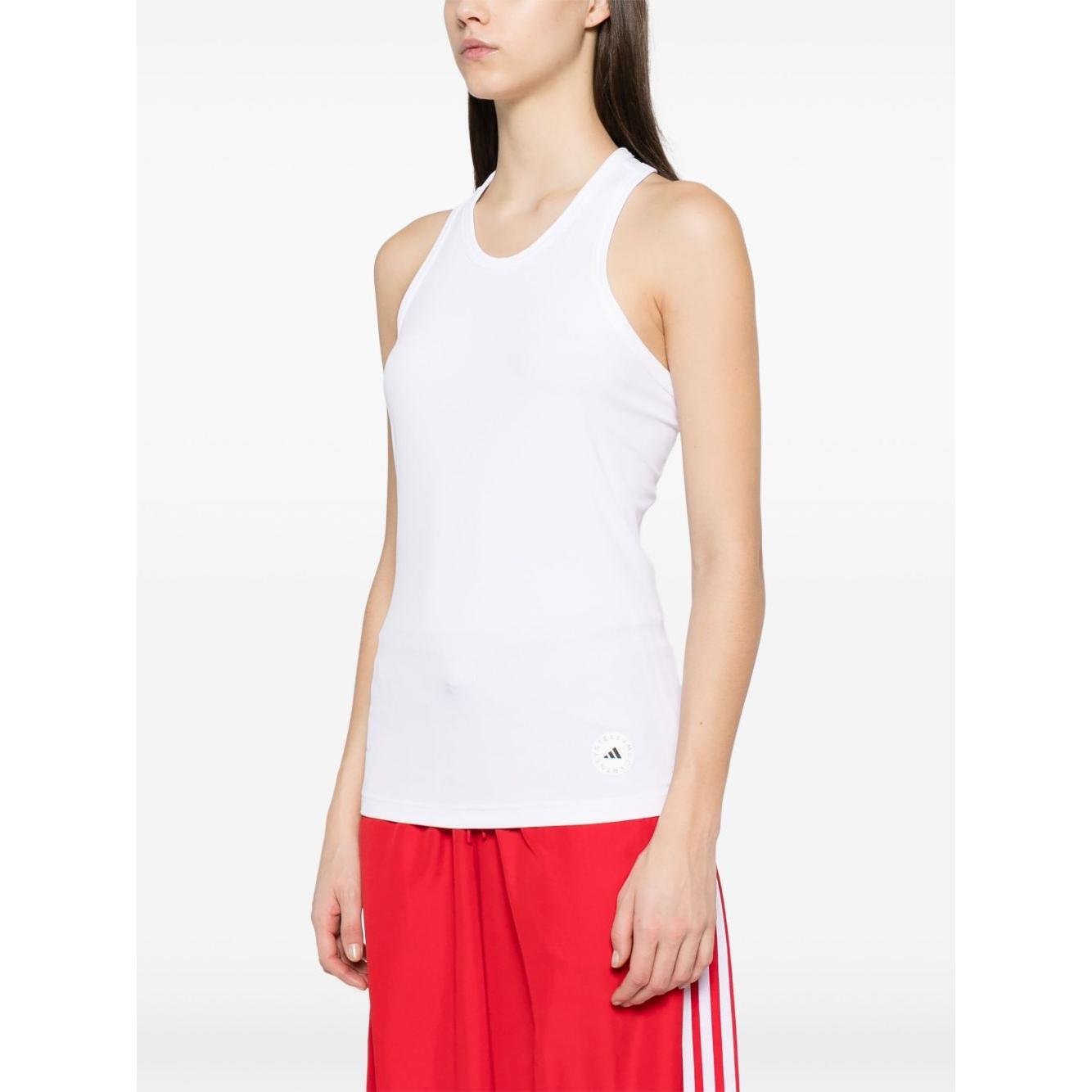 Adidas By Stella McCartney Ribbed tank top JJ2566WHITE/BLACK-P25