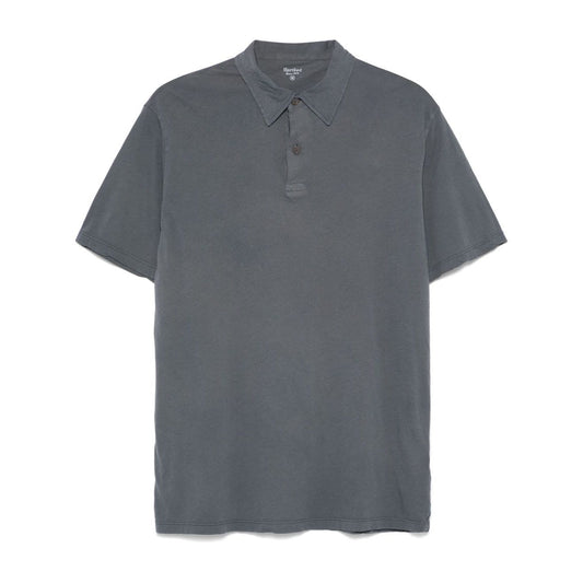 Hartford Light polo in Steel blue Topwear