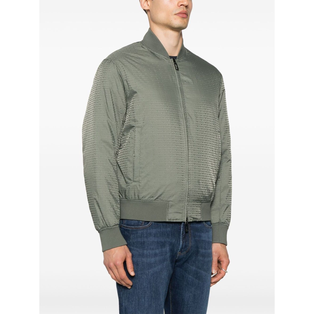 Emporio Armani bomber jacket with logo Jackets