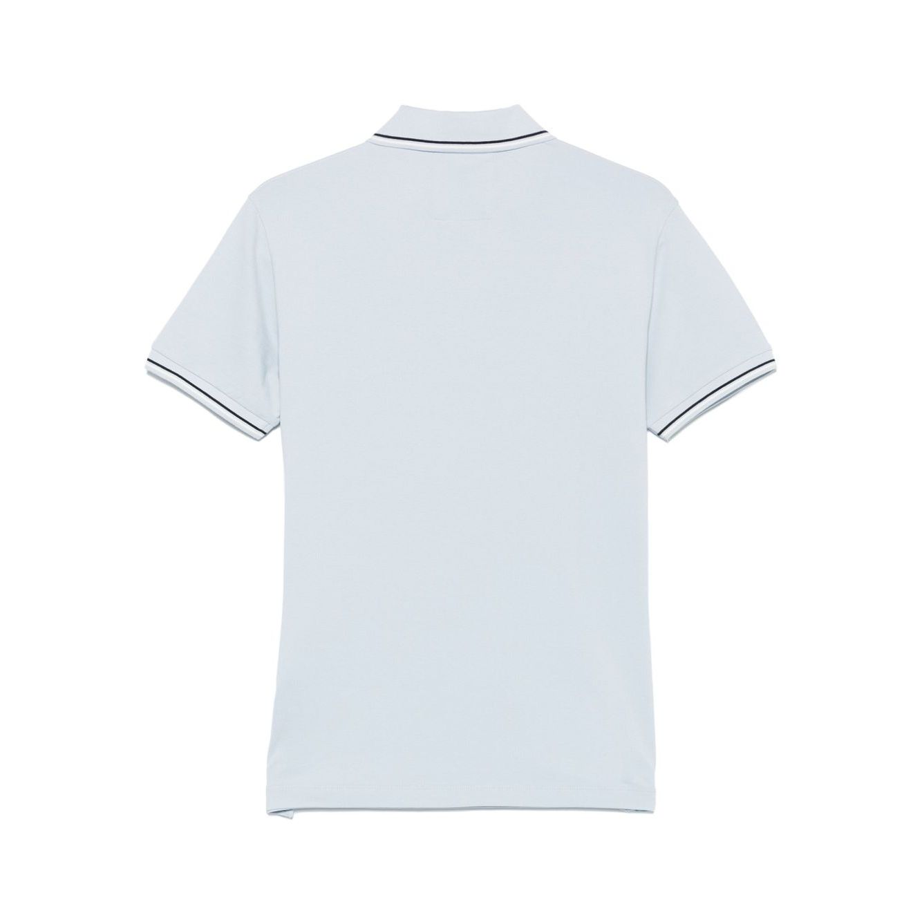 Emporio Armani logo print cotton polo Topwear