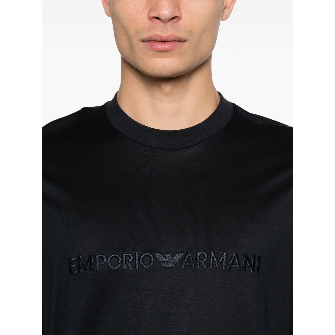 Emporio Armani logo-patch T-shirt Topwear