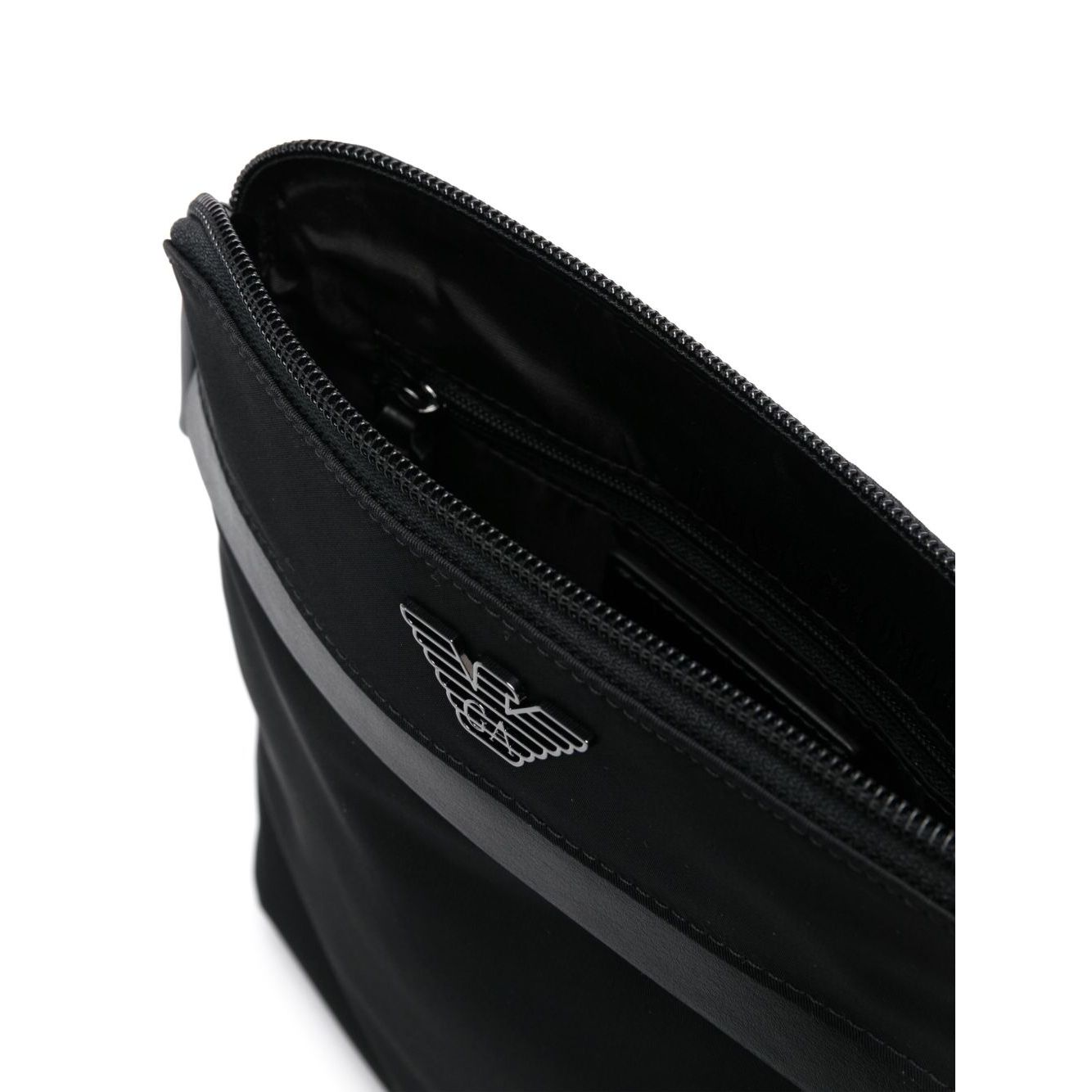 Emporio Armani ASV recycled-nylon flat shoulder bag