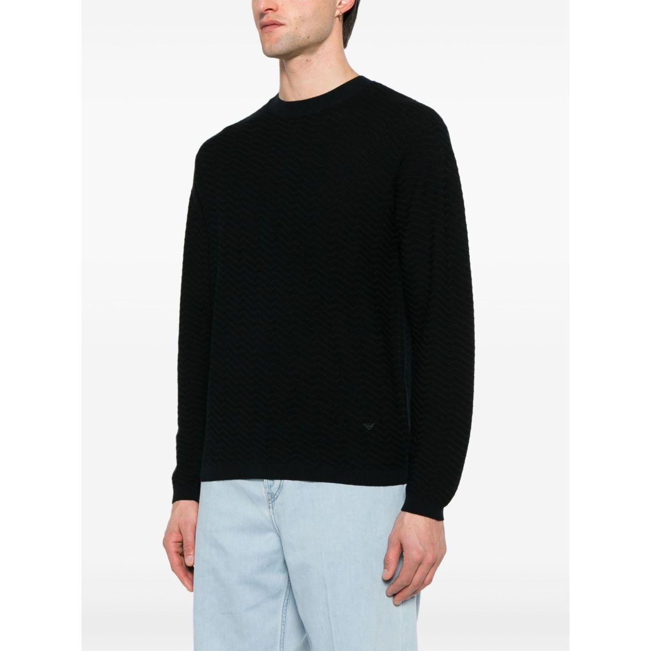 Emporio Armani Sweaters Blue