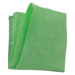 Versace Apple Green Linen Square Foulard Head Wrap Scarf MS1587
