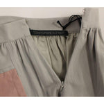 Comeforbreakfast Pink Gray Mini Short Pleated Skirt MOM10048-1