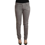Acht Gray Cotton Low Waist Skinny Push Up Denim Jeans PAN71842 - 26