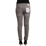 Acht Gray Cotton Low Waist Skinny Push Up Denim Jeans PAN71842 - 26