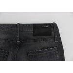 Acht Gray Cotton Regular Low Fit Jeans SIG30455-1