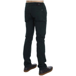 Ermanno Scervino Green Cotton Denim Stretch Straight Fit Jeans SIG30566-1