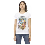 Trussardi Action White Cotton Women T-Shirt TR-23047-XS