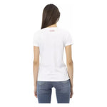 Trussardi Action White Cotton Women T-Shirt TR-23028-S