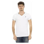 Trussardi Action White Cotton Men T-Shirt TR-22892-XL