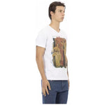 Trussardi Action White Cotton Men T-Shirt TR-22879-XXL