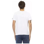 Trussardi Action White Cotton Men T-Shirt TR-22879-XXL
