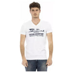 Trussardi Action White Cotton Men T-Shirt TR-22827-L