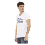Trussardi Action White Cotton Men T-Shirt TR-22827-L