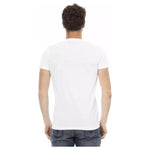 Trussardi Action White Cotton Men T-Shirt TR-22827-L