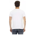 Trussardi Action White Cotton Men T-Shirt TR-22694-M