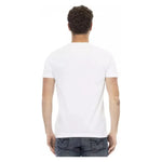 Trussardi Action White Cotton Men T-Shirt TR-22692-L