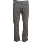 Acht Gray Cotton Straight Fit Folded Hem Casual Denim Jeans PAN74681-48