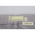 Acht Gray Cotton Straight Fit Folded Hem Casual Denim Jeans PAN74681-48