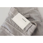 Acht Gray Cotton Straight Fit Folded Hem Casual Denim Jeans PAN74681-48