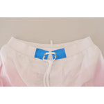 Dsquared² White Pink Logo Print Men Beachwear Shorts Swimwear BIK1656 - 48