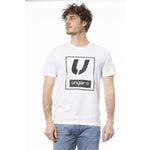 Ungaro Sport White Cotton Men T-Shirt UN-24070-M