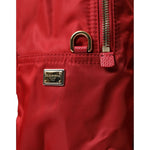Dolce & Gabbana Red #DGFAMILY Embellished Backpack VULCANO Bag BAG1151