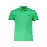 Harmont & Blaine Chic Green Cotton Polo with Contrast Detailing HA&A-28079-XL-FBB-233