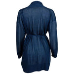 Alpha Studio Blue Viscose Dress AL-12969-IT38|XS