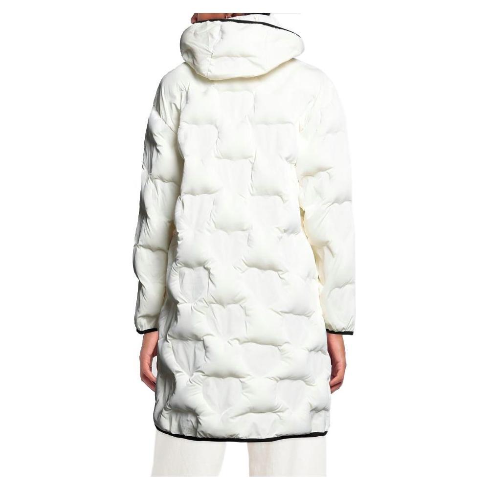 Love Moschino Chic Quilted Heart Long Down Jacket LO-10252-IT42|M