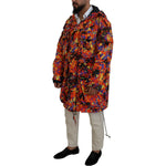 Dsquared² Multicolor Long Hooded Cargo Pocket Coat Jacket JKT3550-48