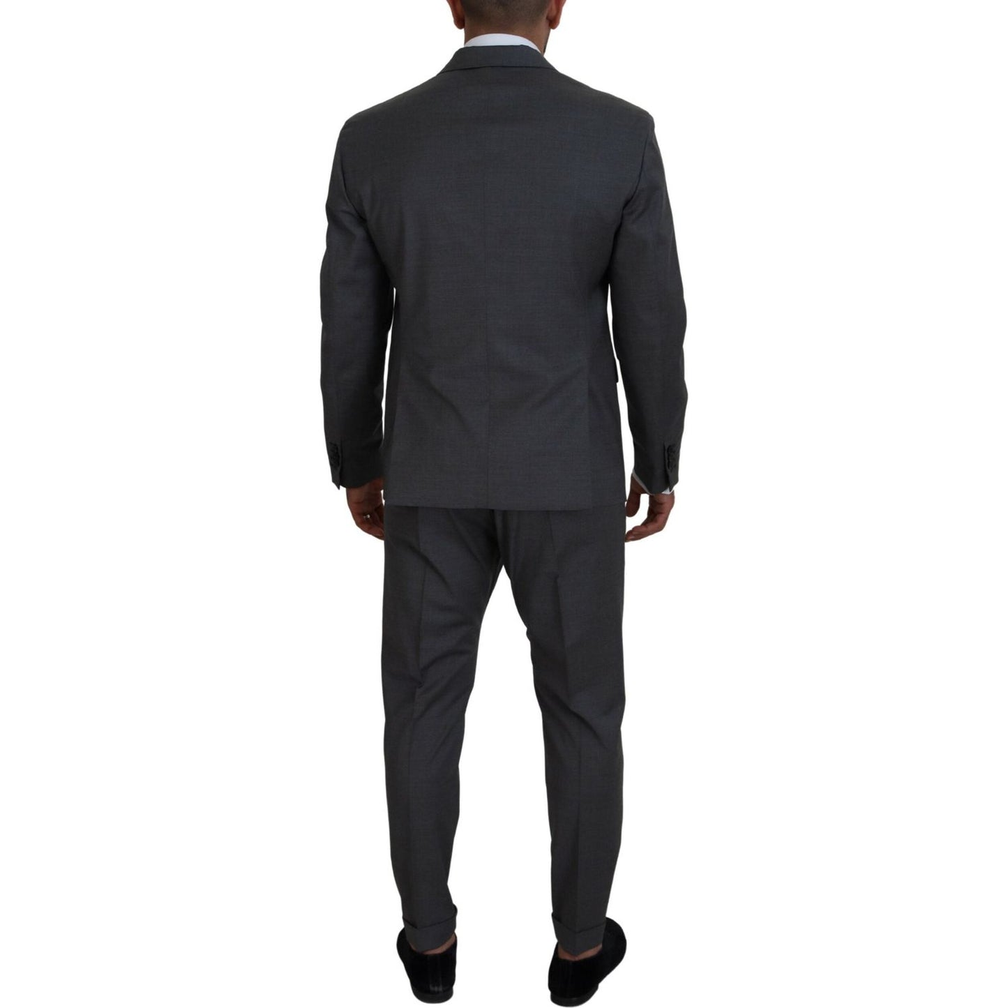 Dsquared² Gray Wool Single Breasted 2 Piece CIPRO Suit KOS2010-48