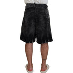 Dsquared² Gray Cotton Corduroy Bermuda Shorts PAN74432-48