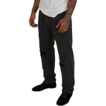 Dsquared² Dark Gray Cotton Men Casual Tattered Pants PAN74453-48